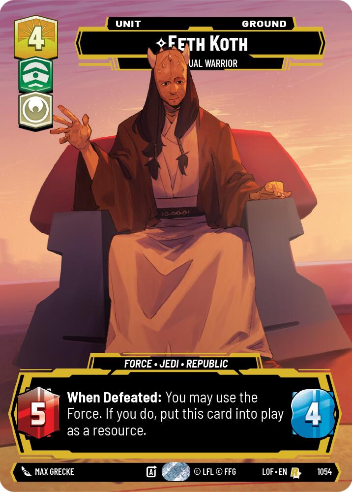 Eeth Koth (1054) - Spiritual Warrior (Prestige) (1054) [Legends of the Force]