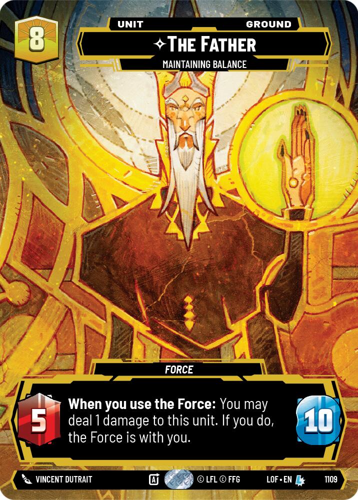 The Father (1109) - Maintaining Balance (Prestige Foil) (1109) [Legends of the Force]