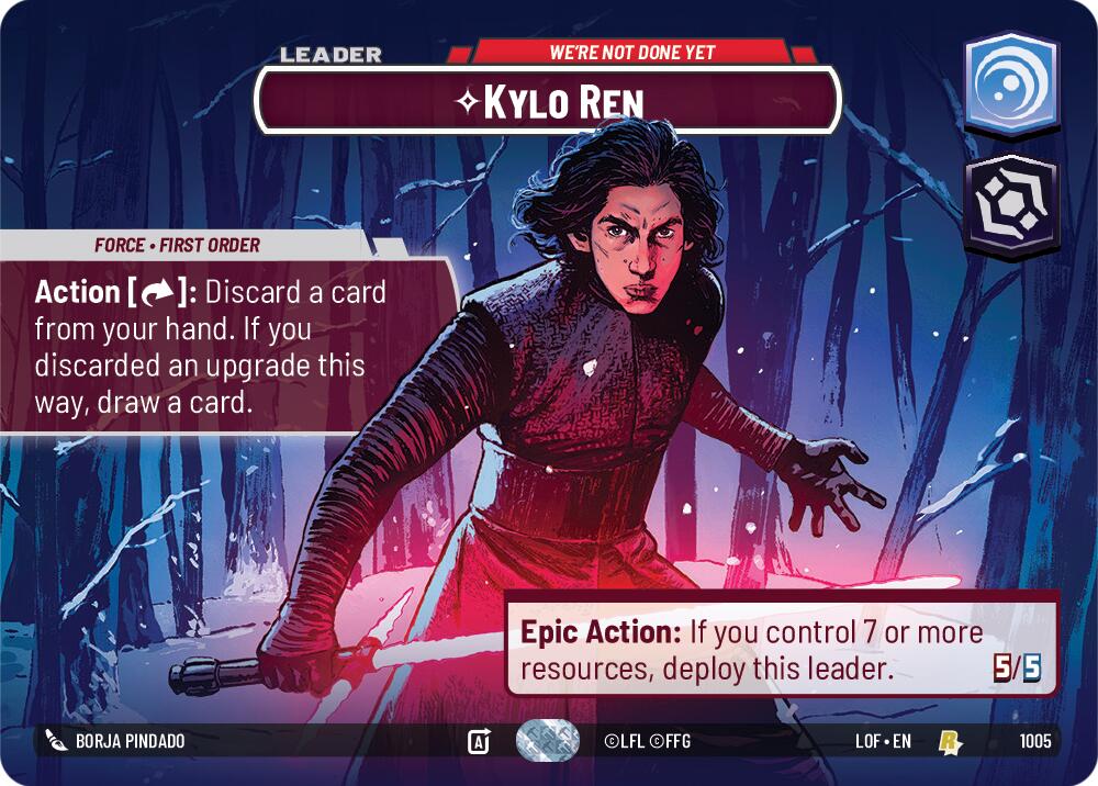 Kylo Ren (1005) - We're Not Done Yet (Showcase) (1005) [Legends of the Force]