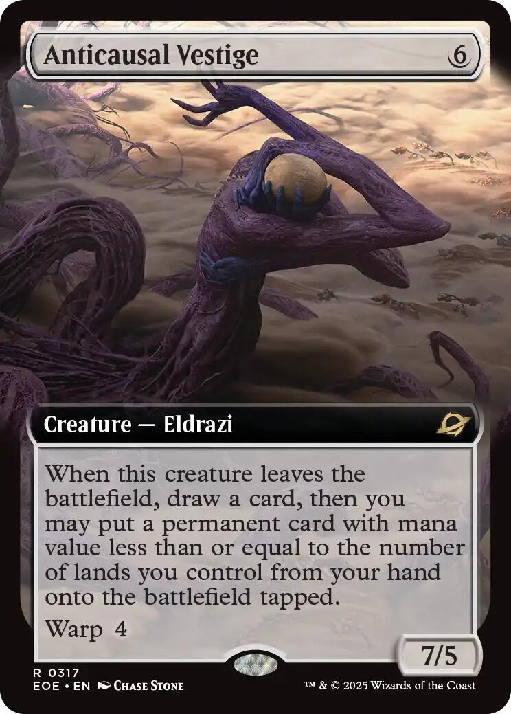 Anticausal Vestige (Extended Art)