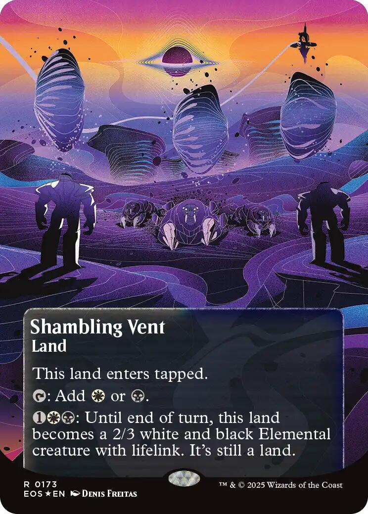 Shambling Vent (0173) (Borderless) (Galaxy Foil)
