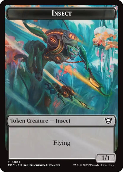 Insect // Elemental (0007) Double-Sided Token [Edge of Eternities Tokens]