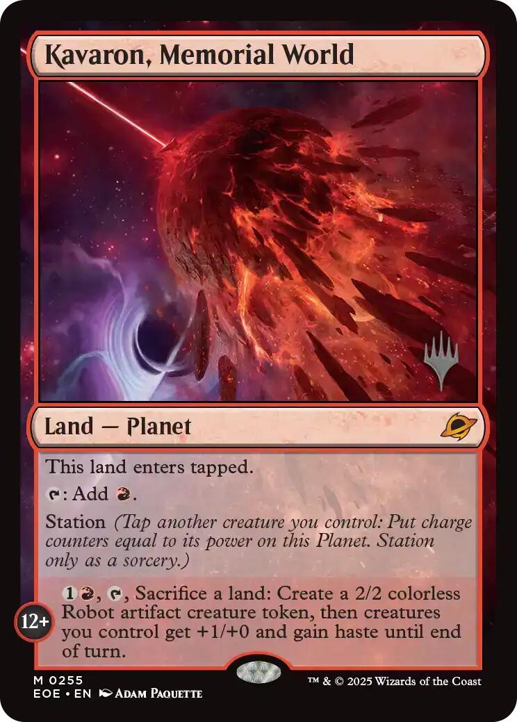 Kavaron, Memorial World [Edge of Eternities Promo Pack]