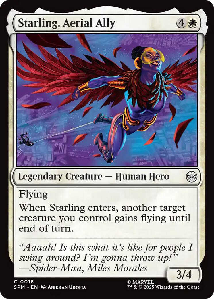 Starling, Aerial Ally