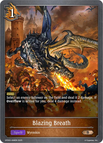 Blazing Breath (GFD02-068EN) [GFD02: Treacherous Ambitions]