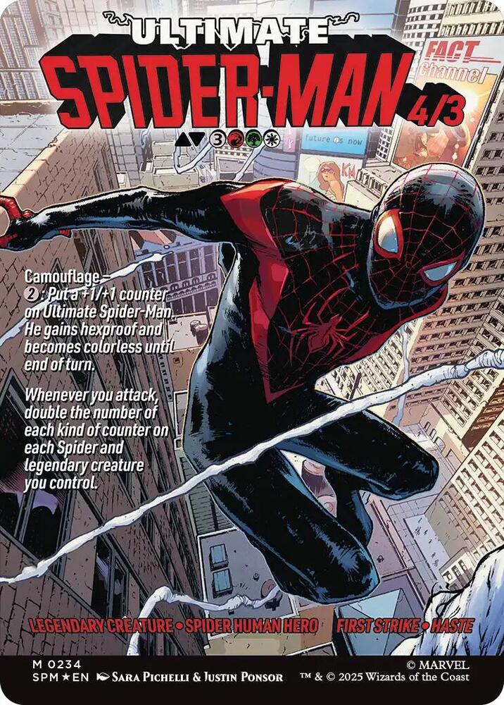 Miles Morales (0234) (Borderless) (Back)