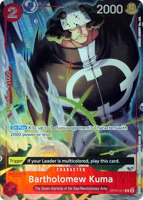 Bartholomew Kuma (Seven Warlords of the Sea Binder Set) [One Piece Promotion Cards]