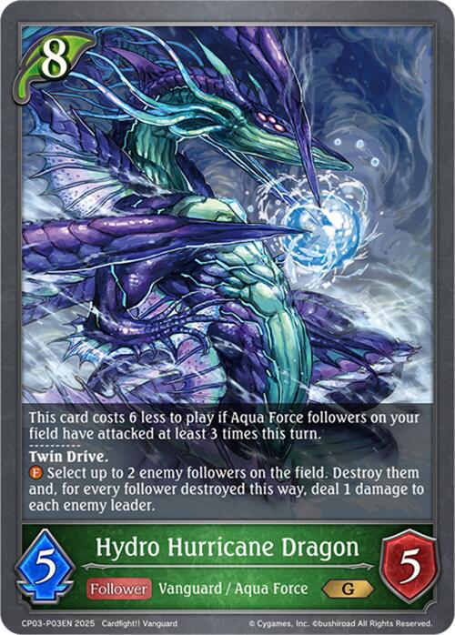 Hydro Hurricane Dragon - P03EN (Foil) (CP03-P03EN) [CP03: Cardfight!! Vanguard]