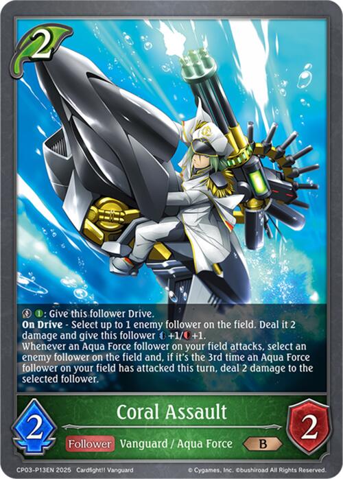 Coral Assault - P13EN (Foil) (CP03-P13EN) [CP03: Cardfight!! Vanguard]
