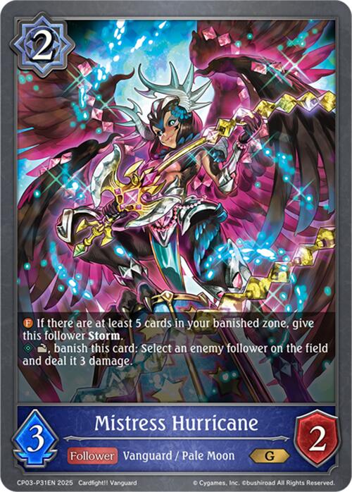 Mistress Hurricane - P31EN (Foil) (CP03-P31EN) [CP03: Cardfight!! Vanguard]