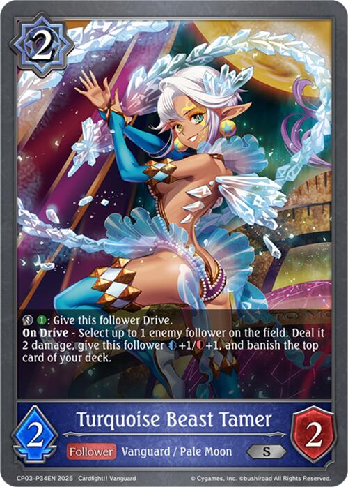 Turquoise Beast Tamer - P34EN (Foil) (CP03-P34EN) [CP03: Cardfight!! Vanguard]