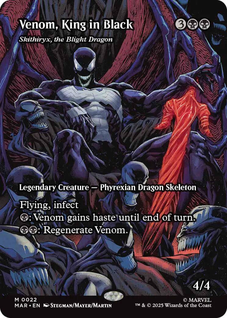 Venom, King in Black - Skithiryx, the Blight Dragon (Borderless) [Marvel's Spider-Man: Eternal-Legal]