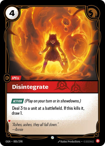 Disintegrate [OGN - 005/298]