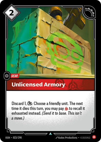 Unlicensed Armory [OGN - 023/298]