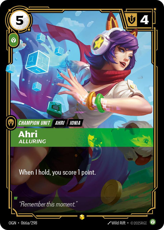Ahri - Alluring (Alternate Art) [OGN - 066a/298]