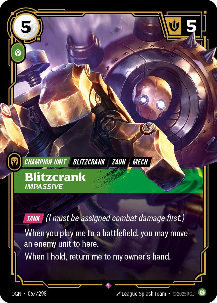 Blitzcrank, Impassive [OGN - 067/298]