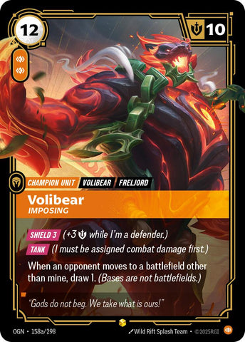 Volibear - Imposing (Alternate Art) [OGN - 158a/298]