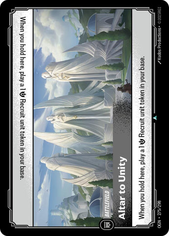 Altar to Unity [OGN - 275/298]
