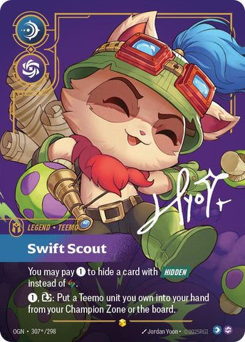 Teemo - Swift Scout (Signature) [OGN - 307*/298]
