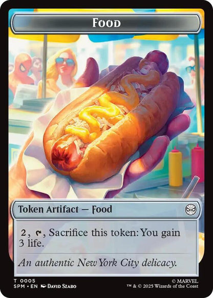 Spider // Food Double-Sided Token (Back)