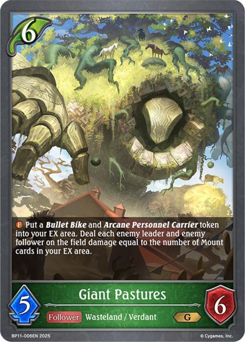 Giant Pastures (BP11-006EN) [BP11: Bullet of Fate]