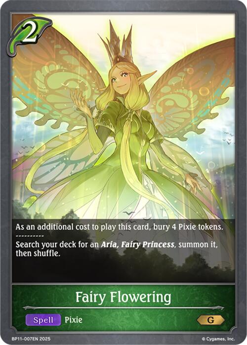 Fairy Flowering (BP11-007EN) [BP11: Bullet of Fate]