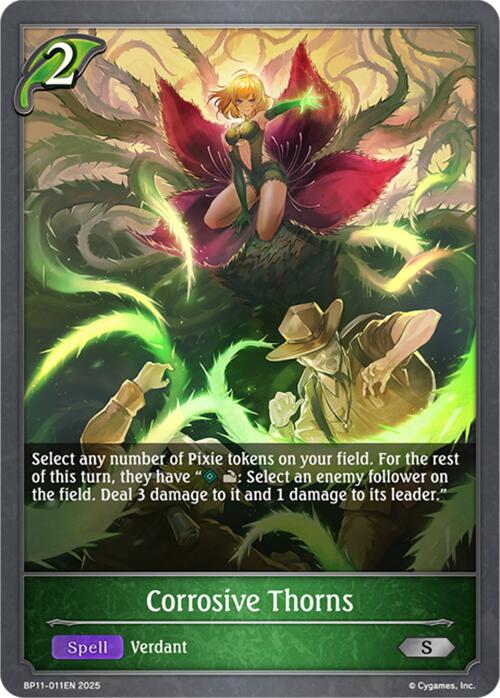 Corrosive Thorns (BP11-011EN) [BP11: Bullet of Fate]