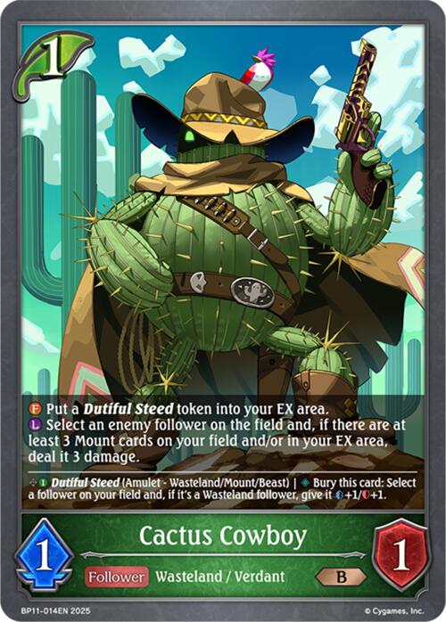Cactus Cowboy (BP11-014EN) [BP11: Bullet of Fate]