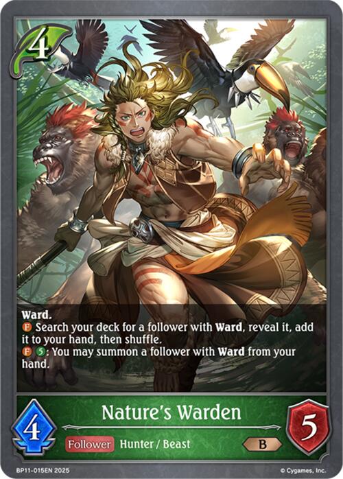 Nature's Warden (BP11-015EN) [BP11: Bullet of Fate]