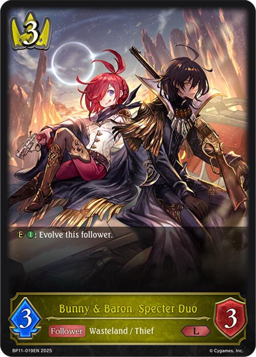 Bunny & Baron, Specter Duo (BP11-019EN) [BP11: Bullet of Fate]
