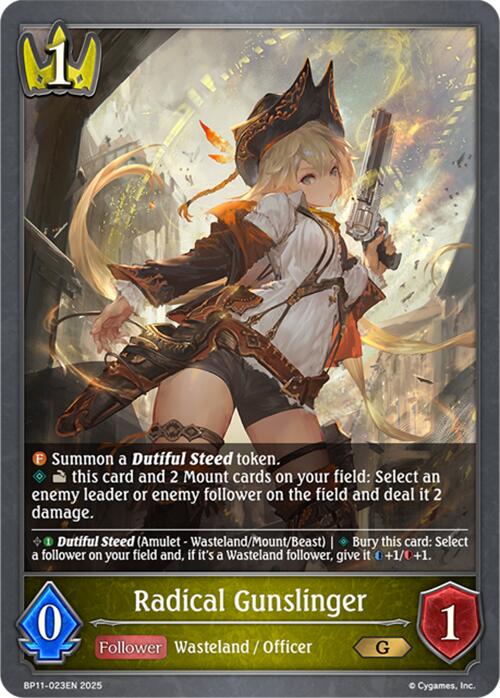 Radical Gunslinger (BP11-023EN) [BP11: Bullet of Fate]