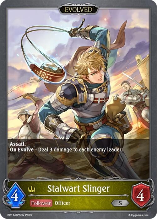 Stalwart Slinger (Evolved) (BP11-026EN) [BP11: Bullet of Fate]
