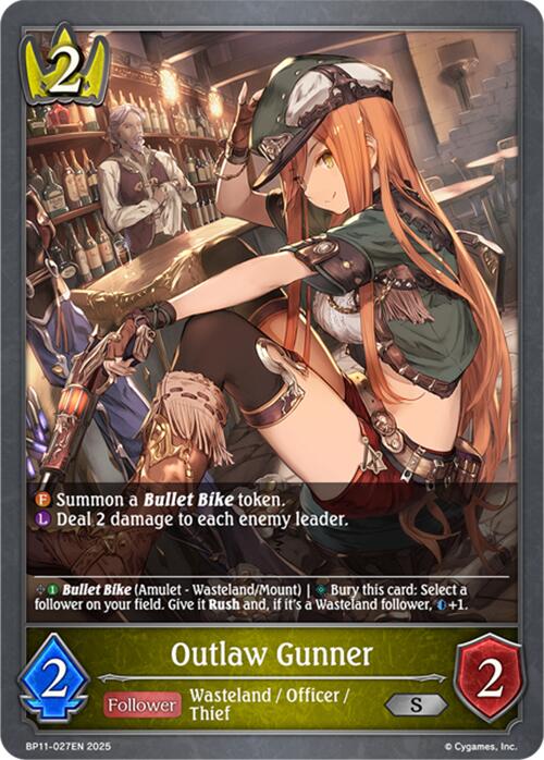 Outlaw Gunner (BP11-027EN) [BP11: Bullet of Fate]