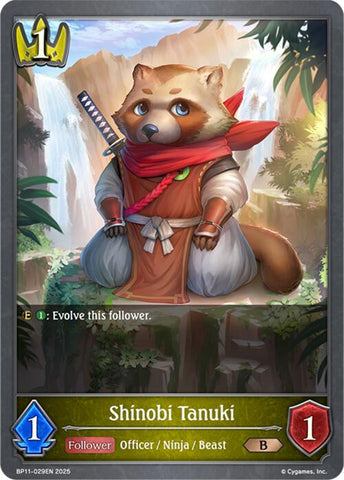 Shinobi Tanuki (BP11-029EN) [BP11: Bullet of Fate]