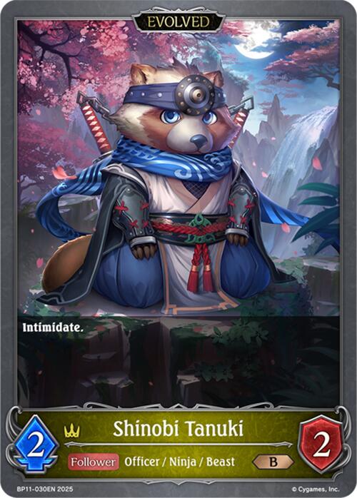 Shinobi Tanuki (Evolved) (BP11-030EN) [BP11: Bullet of Fate]