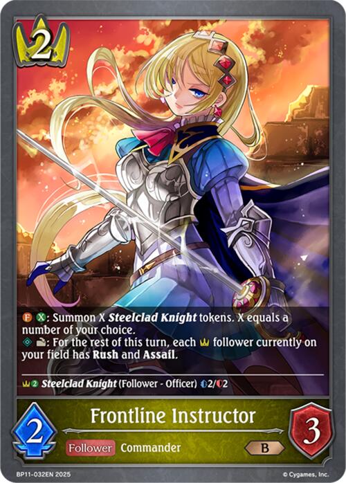Frontline Instructor (BP11-032EN) [BP11: Bullet of Fate]