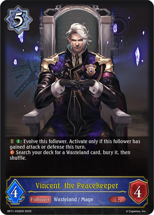 Vincent, the Peacekeeper (BP11-035EN) [BP11: Bullet of Fate]