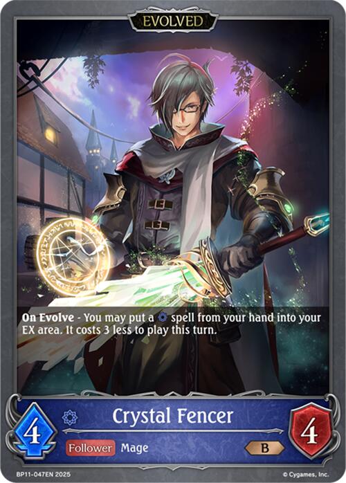 Crystal Fencer (Evolved) (BP11-047EN) [BP11: Bullet of Fate]