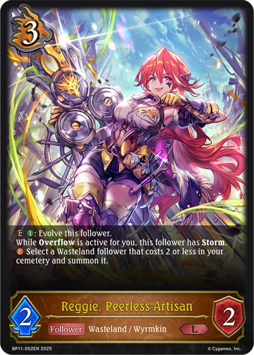 Reggie, Peerless Artisan (BP11-052EN) [BP11: Bullet of Fate]