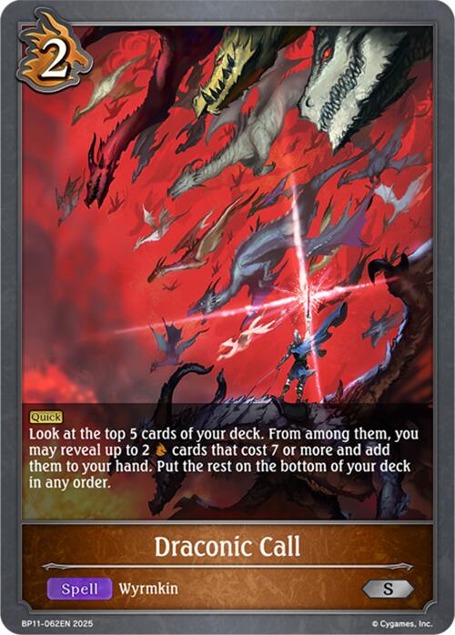 Draconic Call (BP11-062EN) [BP11: Bullet of Fate]