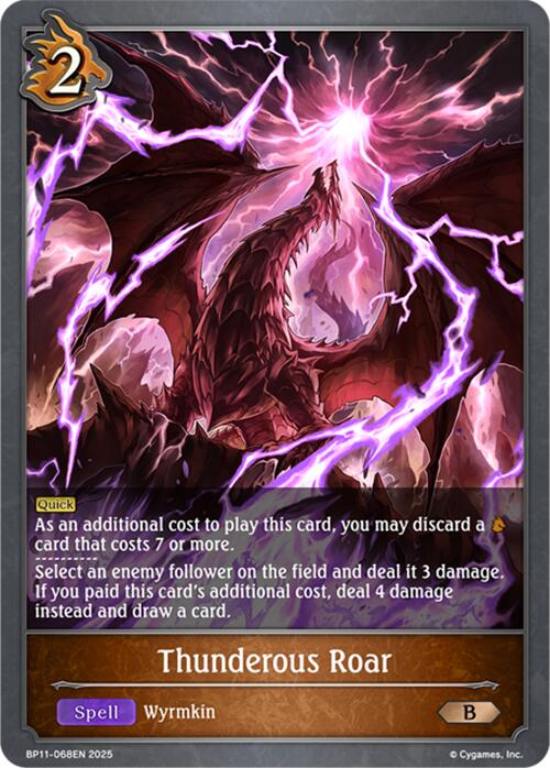 Thunderous Roar (BP11-068EN) [BP11: Bullet of Fate]