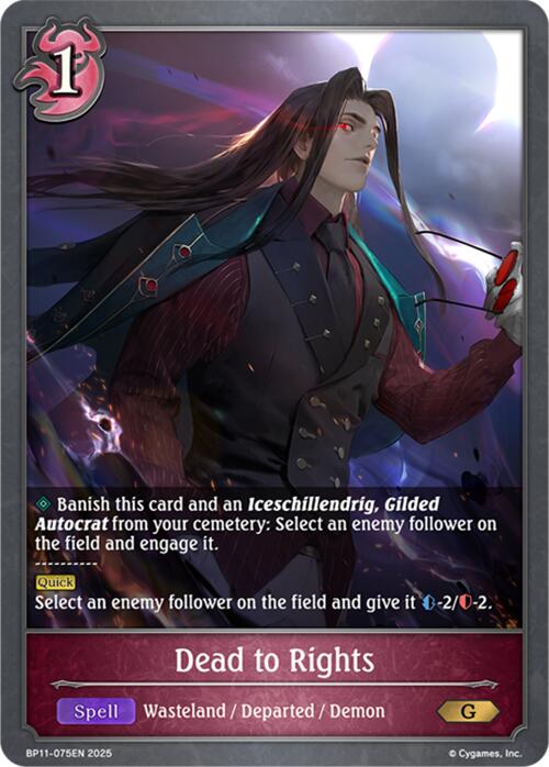 Dead to Rights (BP11-075EN) [BP11: Bullet of Fate]