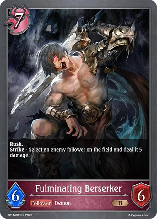 Fulminating Berserker (BP11-083EN) [BP11: Bullet of Fate]