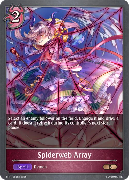 Spiderweb Array (BP11-085EN) [BP11: Bullet of Fate]