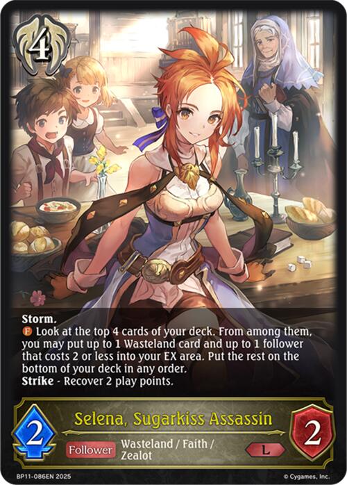 Selena, Sugarkiss Assassin (BP11-086EN) [BP11: Bullet of Fate]