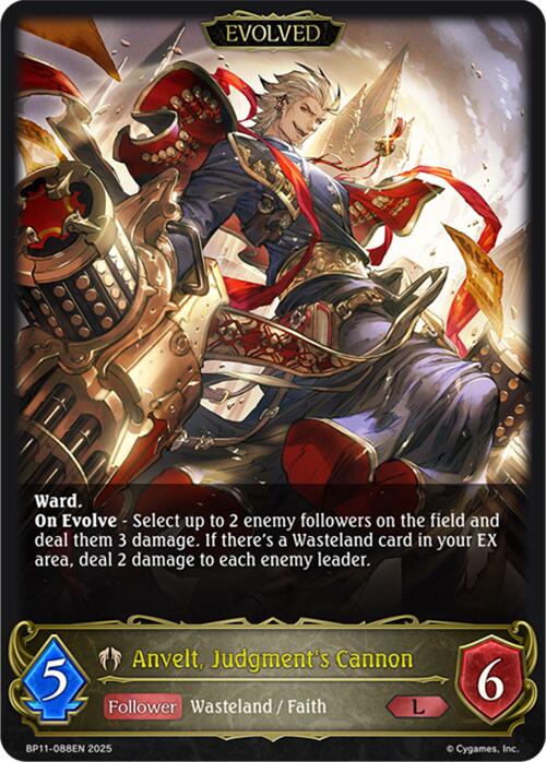 Anvelt, Judgment's Cannon (Evolved) (BP11-088EN) [BP11: Bullet of Fate]