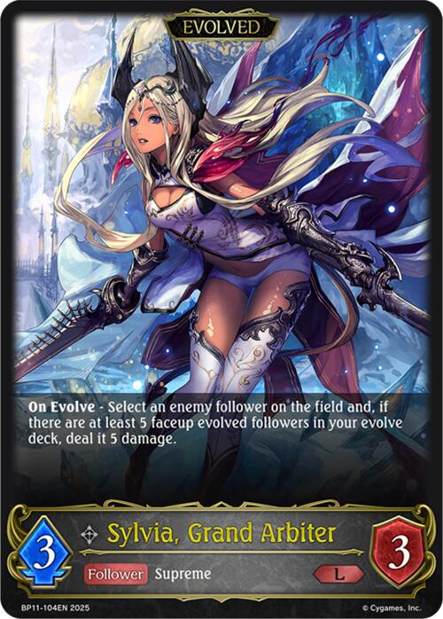 Sylvia, Grand Arbiter (Evolved) (BP11-104EN) [BP11: Bullet of Fate]