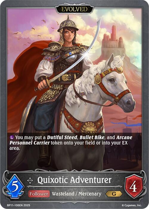 Quixotic Adventurer (Evolved) (BP11-106EN) [BP11: Bullet of Fate]