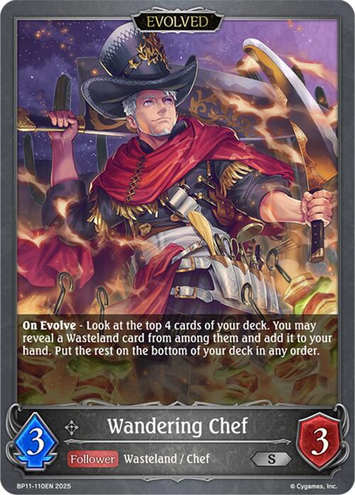 Wandering Chef (Evolved) (BP11-110EN) [BP11: Bullet of Fate]