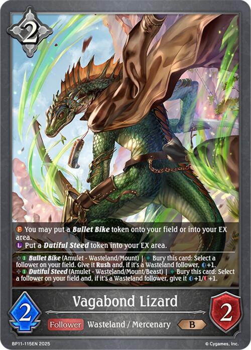 Vagabond Lizard (BP11-115EN) [BP11: Bullet of Fate]
